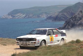 Bilo Oliveras–Eva Jorba (Audi Quattro). RACE Torrelavega 1987